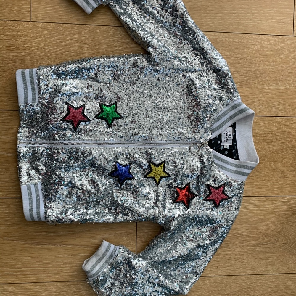 Lola + the boys KITSON unicorn jacket size 8